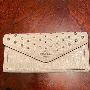 Coach studded wallet